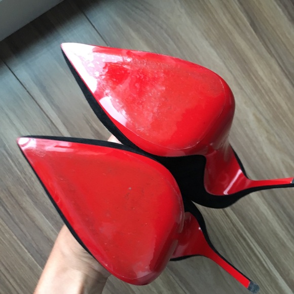 Christian Louboutin Black Mea Culpa 120Mm Court - Picture 7 of 8